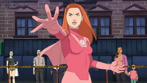 Invincible War Superhero Showdown Wallpaper