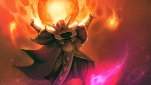 Invoker - Master Of Arcane Arts In Dota 2 Wallpaper
