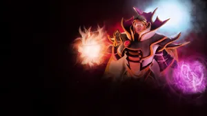 Invoker - Master Of Magical Forces In Dota 2 Wallpaper