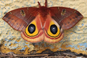 Io Mothon Yellow Background Wallpaper