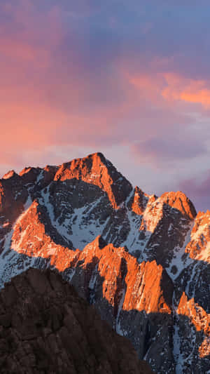 Ios 1 Mountain Top Wallpaper