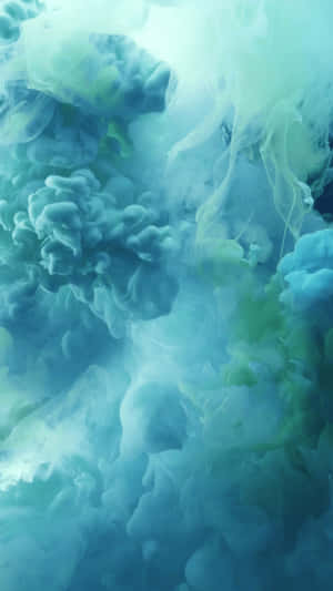 Ios 1 Stormy Blue Mist And Fog Wallpaper