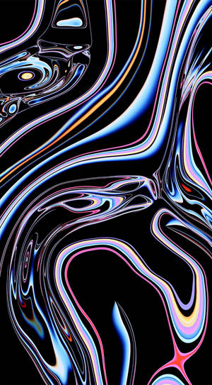 Ios 13 Metallic Abstract Wallpaper