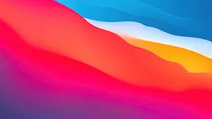 Ios 14 Rainbow Abstract Art Wallpaper
