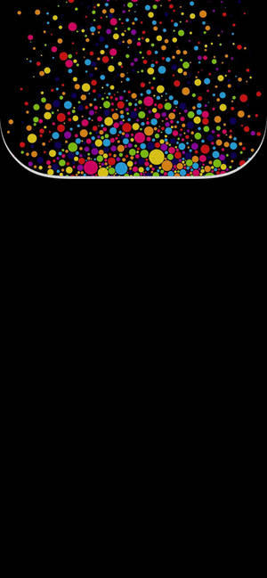 Ios 15 Colorful Dots Wallpaper