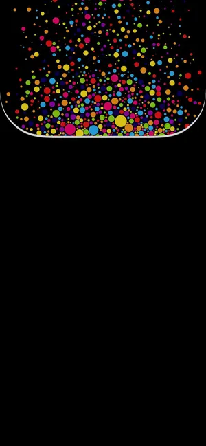 Ios 15 Colorful Dots Wallpaper