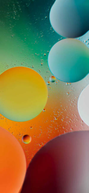 Ios 15 Floating Spheres Wallpaper