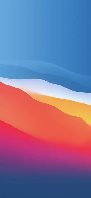 Ios 15 Wavy Pastel Lines Wallpaper