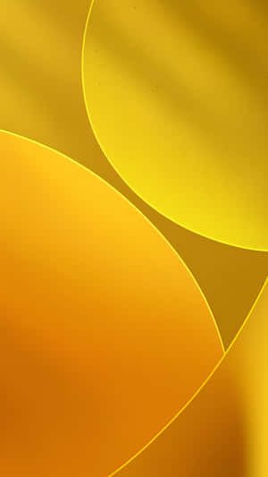 Ios 16 Yellow Abstract Wallpaper Wallpaper