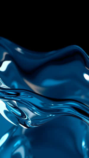 Ios 26 Abstract Blue Wallpaper Wallpaper