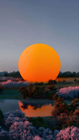 Ios 26 Sunset Wallpaper Wallpaper