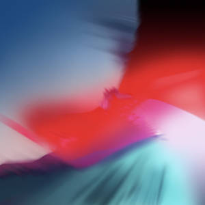 Ipad Pro Blurred Red And Blue Colors Wallpaper