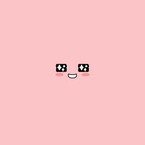 Ipad Pro Cute Smiley In Pink Wallpaper