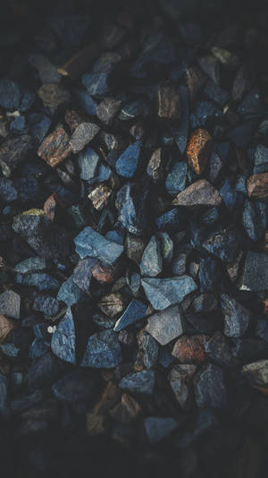 Iphone 11 Black Stones Background Wallpaper