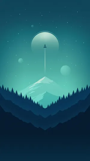 Iphone 11 Green Spacecraft Animation Wallpaper