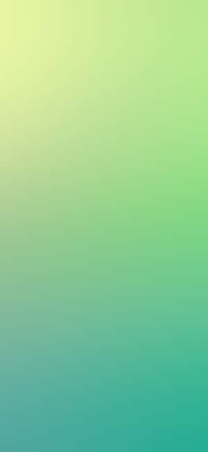 Iphone 11 Yellow Green To Turquoise Wallpaper