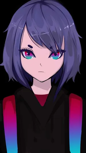 Iphone 12 Anime Emo Girl Wallpaper