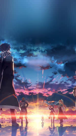 Iphone 12 Anime Sword Art Online Wallpaper