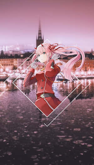 Iphone 12 Anime Zero Two Wallpaper