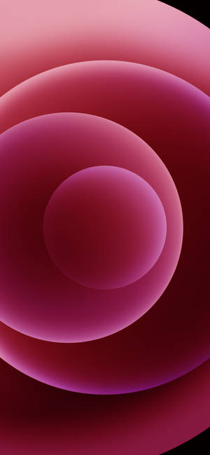 Iphone 12 Pro Pink Orbs Wallpaper