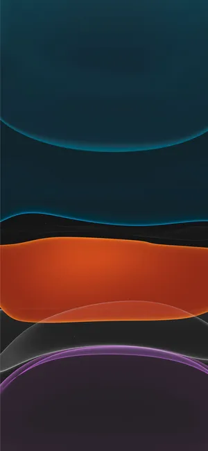 Iphone 12 Stock Blue Orange Violet Patterns Wallpaper