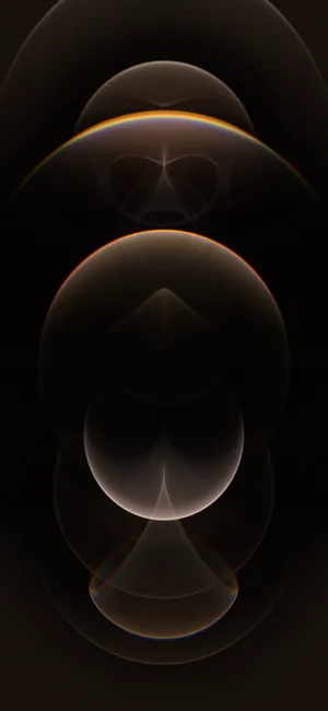 Iphone 12 Stock Brown Ovals Wallpaper