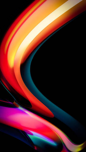 Iphone 12 Stock Orange Streak Wallpaper