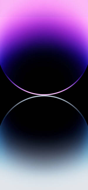 Iphone 14 Ring Line In Dark Wallpaper