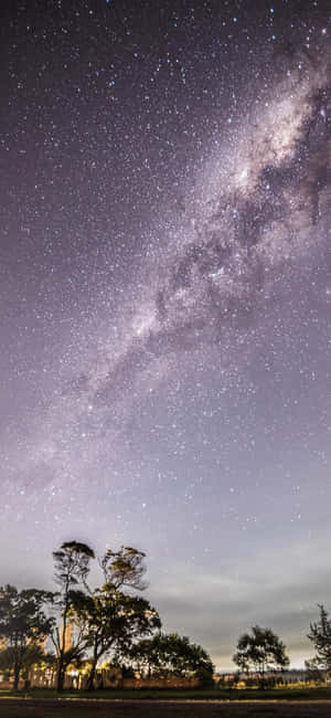 Iphone 15 Pro Max Night Sky Photography Wallpaper