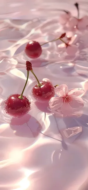 Iphone 16 Plus Cherry Blossom Wallpaper Wallpaper