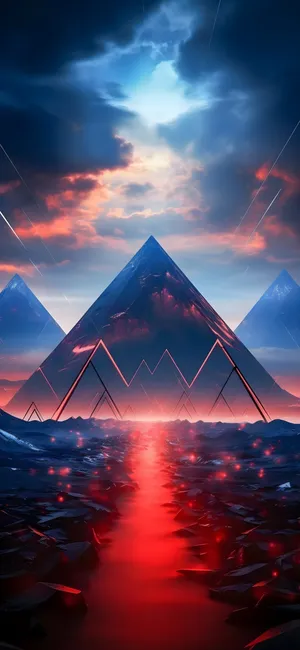 Iphone 16 Plus Futuristic Wallpaper Wallpaper