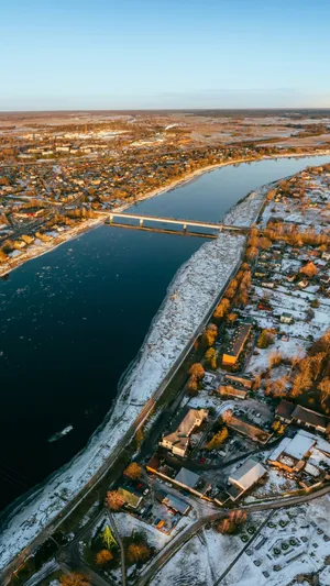 Iphone 16 Pro Max Aerial Photography Wallpaper