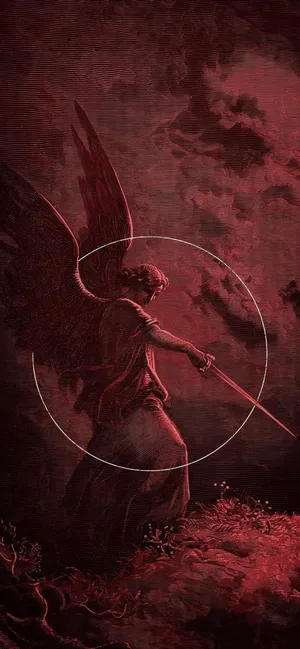 Iphone 16e Dark Angel Wallpaper Wallpaper