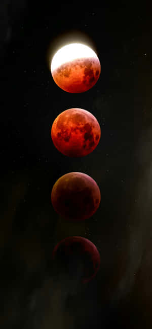 Iphone 16e Lunar Eclipse Capture Wallpaper