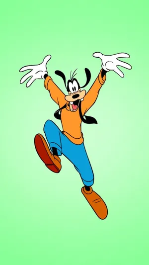Iphone 7 Disney Goofy Green Wallpaper