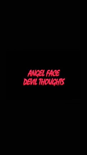 Iphone Baddie Angel Face Devil Thoughts Wallpaper