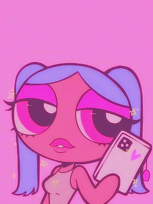 Iphone Baddie Cartoon Girl Baddie Wallpaper