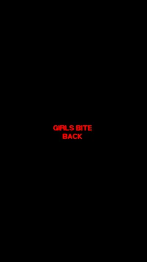 Iphone Baddie Girl's Bite Back Wallpaper