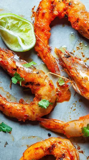 Iphone Food Buttered Shrimp Wallpaper