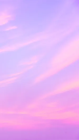 Iphone Pink Aesthetic Wispy Clouds Wallpaper