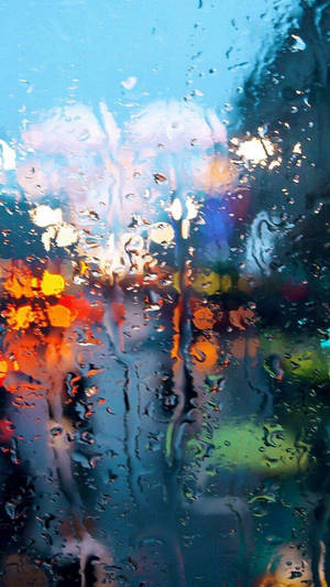 Iphone Rain Lock Screen Wallpaper