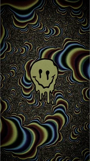 Iphone Trippy Smiley Face Wallpaper Wallpaper