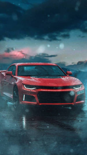 Iphone X Car 2017 Chevrolet Camaro Wallpaper