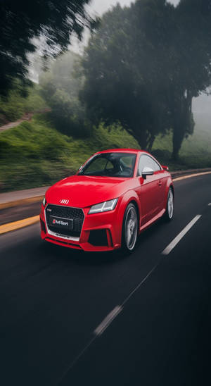 Iphone X Car Audi Tt Wallpaper