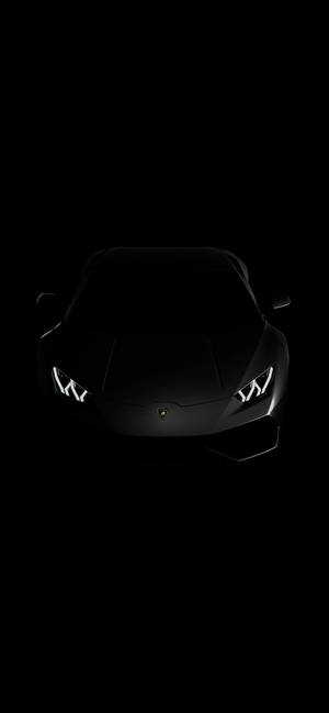 Iphone X Car Black Lamborghini Wallpaper