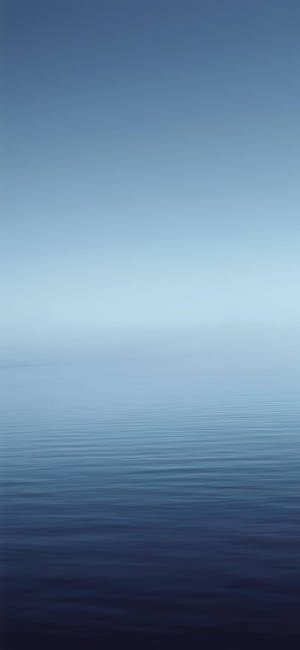 Iphone X Original Blue Sea Wallpaper