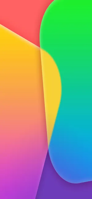 Iphone X Original Colorful Panels Wallpaper