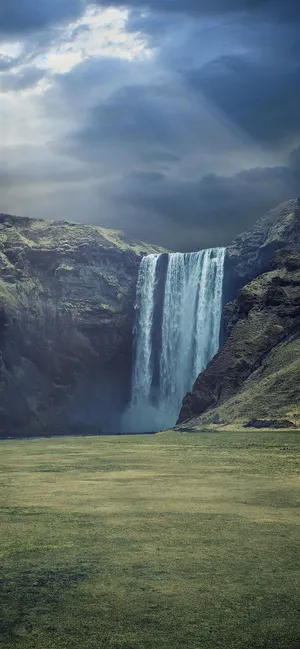 Iphone Xs Max Oled Waterfall Wallpaper