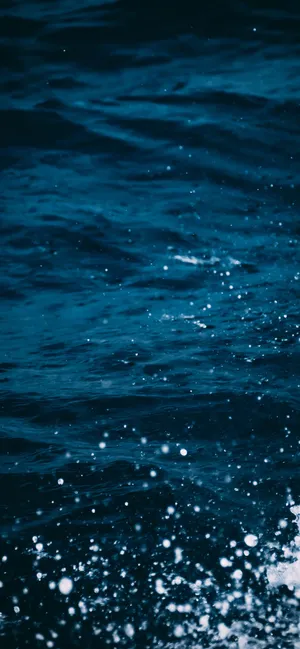 Iphone Xs Ocean Deep Blue Wallpaper