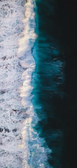 Iphone Xs Ocean Seafoam Wallpaper